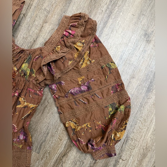 Farm Rio • Dotted Horse Maxi Dress - Picture 16 of 16